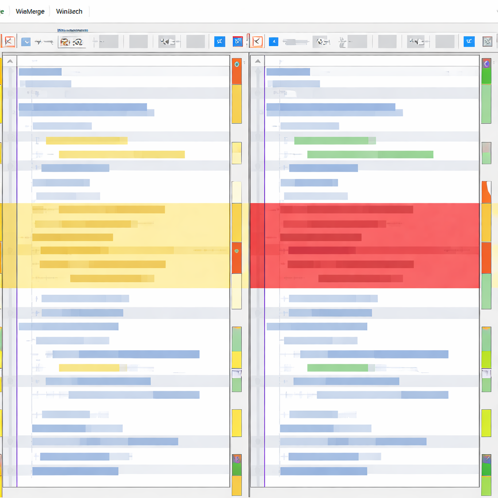 WinMerge文本高亮和差异检测细节